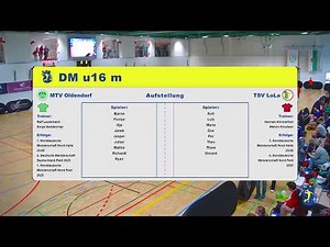 ⚡️ 2. HALBFINALE | Deutsche Meisterschaft Faustball u16m 2026 | MTV Oldendorf vs. TSV LoLa