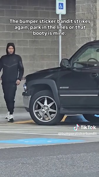 #bumperstickerbandit #parking #prank