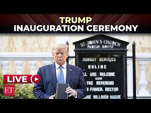 Donald J Trump takes oath as the 47th President of the United States | Inauguration Ceremony Live