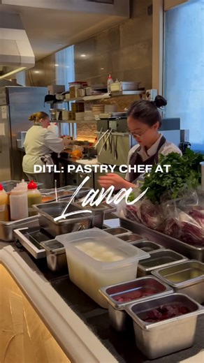 LANA DINING on Instagram: "In the pastry kitchen, precision becomes instinct. Every detail, shaped by care."