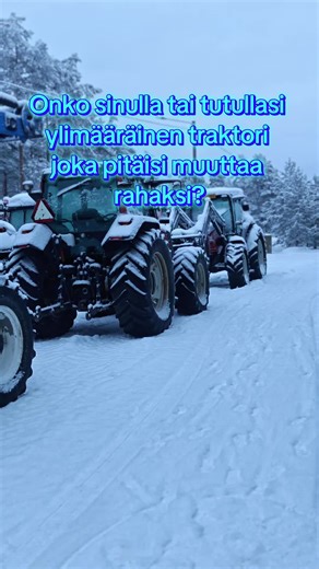 Teemme reilua kauppaa ja maksamme koneista asian mukaisen hinnan. Yli 1500 koneen ja 14-Vuoden kokemuksella!!! Vaihto halvempaan ja kalliimpaan mahdollista Myös isommat kokonaisuudet kuten kuolinpesät, Lopettavat yritykset yms. kerta ostolla koko kalusto ja nouto omalla kalustolla kautta suomen. Ostetaan traktoreita, Kuormaaja plussaa. Tarjoa myös perävaunut, Lavetit yms Koneet kaikissa hinta sekä kokoluokissa kiinnostaa. #foryou #valmet #veivooy #ostetaantraktoreita #traktorimyynti