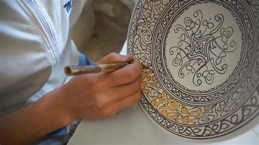 Moroccan Lidded Dish – Rare Sale! Hand-painted Fez Pottery - Etsy