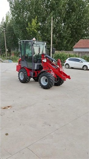 mini wheel loader D35 4WD Hydrostatic System CE Approved 18.4kW 0.48m³ Bucket