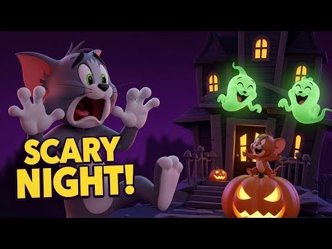 Tom & Jerry Halloween Special 🎃 Spooky Fun & Crazy Chases | 3D Cartoon Animation