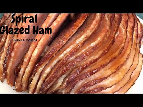 Ninja Foodi Glazed Spiral Ham, So Quick and Easy