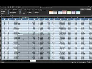 Video Lecture Excel Pivot Table Exercise