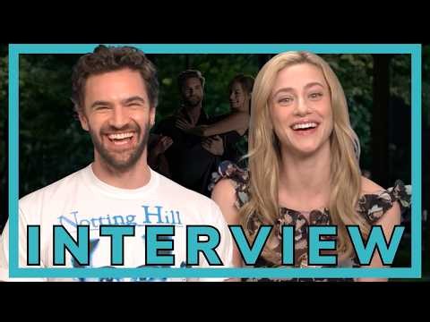 TOM BATEMAN kissing LILI REINHART like a man STARVED in THE LOVE HYPOTHESIS | INTERVIEW