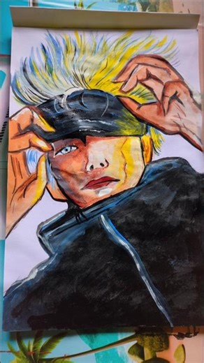 Gojo drawing ✨👍#art #drawing #shorts ✨🔥😎