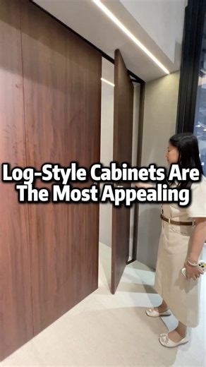 Want cabinets that look natural yet work smarter? ✨