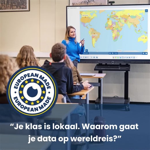 🔐 Dag van de Privacy Bij Prowise is privacy geen bijzaak, maar een fundament. Elke dag opnieuw. Onze touchscreens en software worden ontwikkeld in Europa, draaien uitsluitend op Europese servers en voldoen aan de strengste normen voor gegevensbescherming. Zo blijven data van leerlingen en leerkrachten altijd veilig. Met certificeringen zoals BSI IT-Grundschutz laten we zien dat privacy en veiligheid bij ons niet alleen beloften zijn, maar aantoonbare keuzes. Ontdek hoe wij technologie veilig en