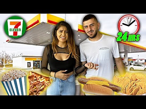 We Ate ONLY GAS STATION FOOD FOR 24 HOURS! *IMPOSSIBLE CHALLENGE*