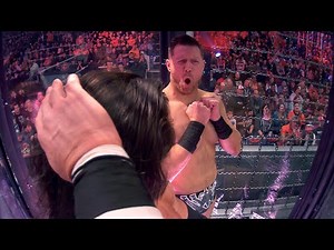 See up-close footage of Superstar reactions inside this year’s Elimination Chamber Match