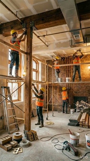 1920s Classroom Restored: Demolished to Vintage Masterpiece