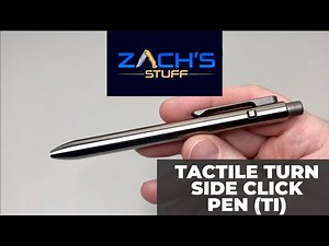 Tactile Turn Side Click Titanium Pen