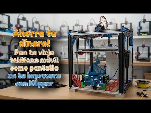 ¡AHORRA TU DINERO! Convierte tu viejo teléfono móvil en PANTALLA TÁCTIL PARA KLIPPER