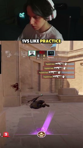1v5 domination 😳