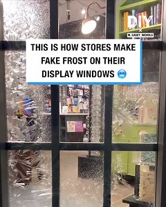 312K views · 577 reactions | This is how movies and TV shows create a frost effect on windows ❄️ | Do It Yourself | Facebook