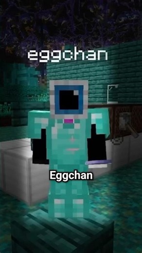 THOUSANDS OF PEOPLE THINK IM EGGCHAN #minecraft #shorts