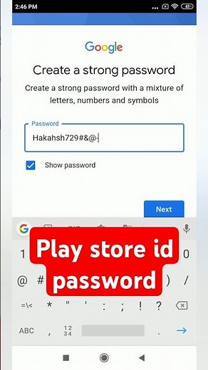 play store id password ☑️ email id password ✅ google password☑️ short video