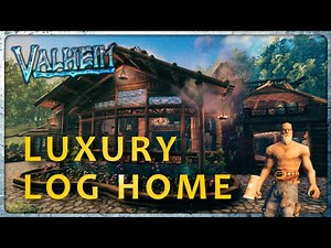 Luxury Log Home | Valheim Build | Multiplayer Base