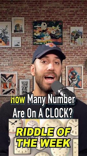 How Many Numbers Are On A Clock? Do You Know? #number #answer #clock #question #fblifestyle #fyp #riddle | Liam Brooks