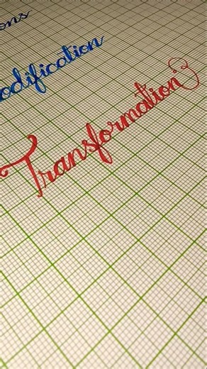 How to write Transformation in Beautiful Handwriting#shorts#handwriting#calligraphy#lettering #viral