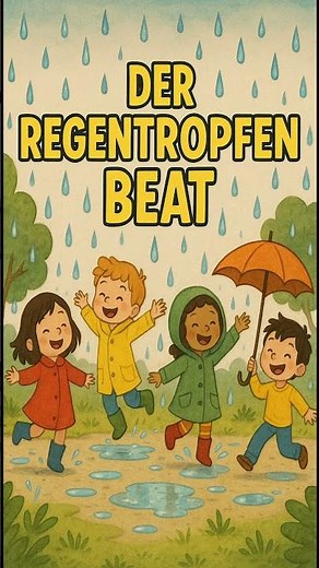 Der Regentropfen Beat 🌧️🥁 – Mitmach-Kinderlied 🎶 #Shorts 🌈
