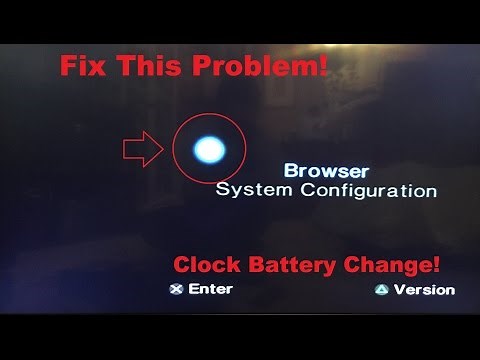 How to replace Sony Playstation 2 PS2 CR2032 clock battery