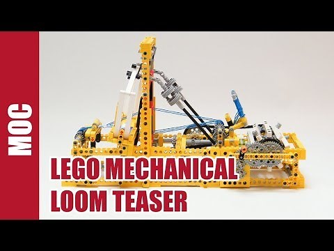 Lego Technic - Small Mechanical Loom Machine Teaser