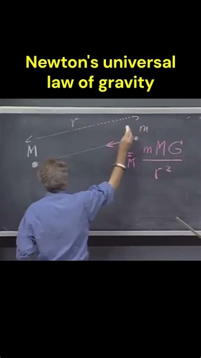 Newton's universal law of gravity