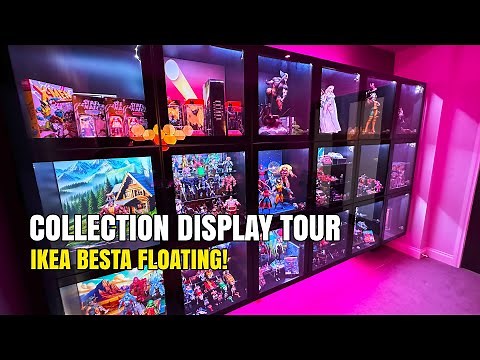 COLLECTING DISPLAY CASE ROOM TOUR - IKEA BESTA FLOATING