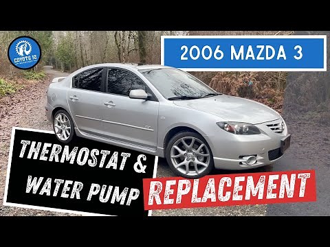'03-'09 Mazda 3 Thermostat & Water Pump Replacement (Plus Waterless Coolant)