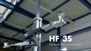 Unique au monde: Pont-élévateur avec triple sécurité. + Nouveaux bras ultra flexibles "Otto" + Montéé et descente ultrarapide: 20/14 sec (version 3 tonnes) + Fabrication allemande Plus d'informations ici: https://uk.nussbaumlifts.com/uk/power-lift-hf-3s/ (informations en anglais) | Nussbaum