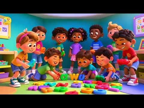 Learning ABC Park Slide 🏞️ | Fun Toddler Learning Video | Kids Age 1-4