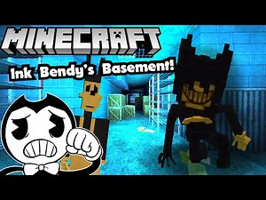 Bendy Finds Ink Bendy’s Basement! (BATIM Minecraft | Mod Showcase)