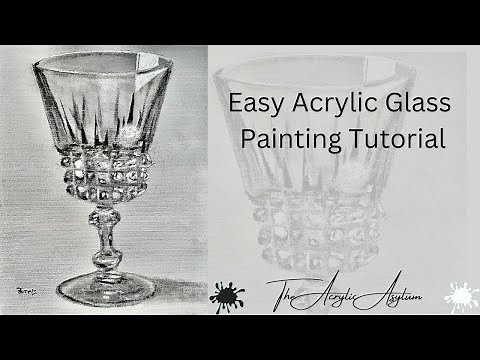 Easy Acrylic Glass Painting Tutorial