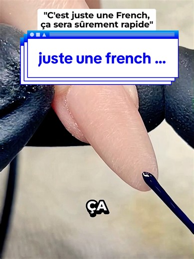 Juste une French gel ongles — idée simple pour manucure