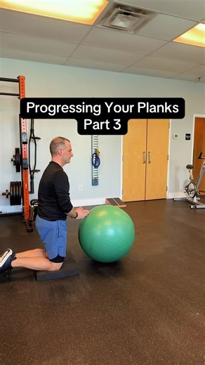 The final part of progressing your planks with a stability ball. #absworkout #core #planks #workoutmotivation #backpain