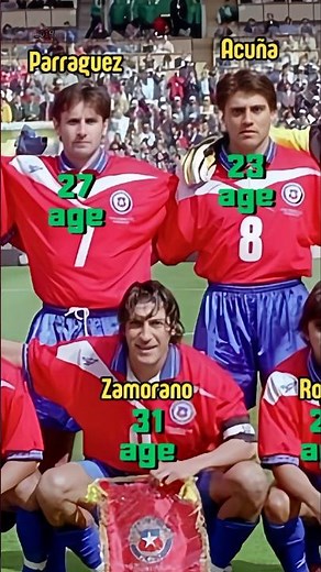 CHILE AT WORLD CUP 1998🔥AGE❤️ #footballlegends #football #worldcup