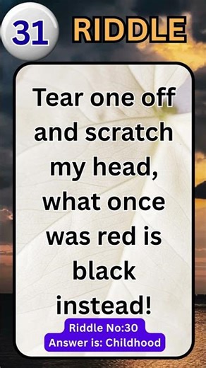 🟥 Tear Off & Scratch My Head: Red Becomes BLACK! What Am I? (10 Sec Riddle) #Shorts #FireRiddle