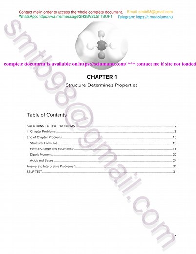 Solution Manual Organic Chemistry 12th Edition - Francis Carey, Robert Giuliano - SlideServe