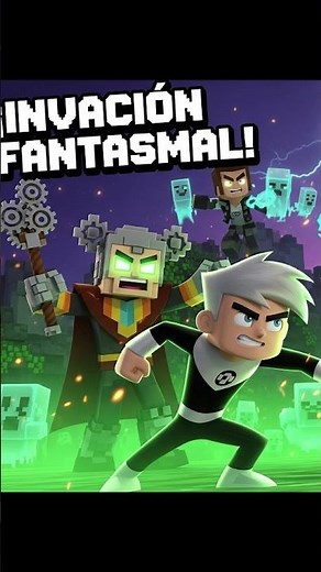 DANNY PHANTOM arrinconando a FANTASMAS🥵 #minecraft #minecraftshorts #dannyphantom #gaming #fantasmas