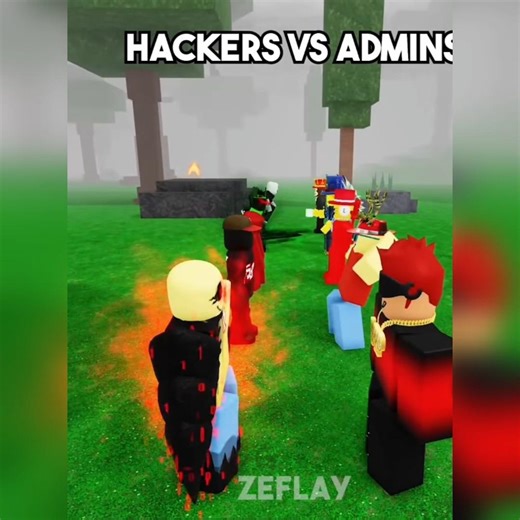 Roblox Admin VS Hackers #roblox #viralshorts