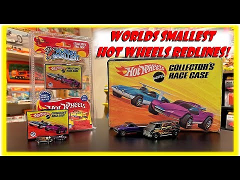 Worlds Smallest Hot Wheels Redlines with Collector Case | Hot Wheels
