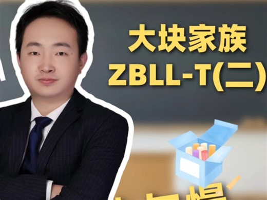 zbll怎么学？王老师教你无痛学魔方，大块家族-zbll-T(2)#魔方