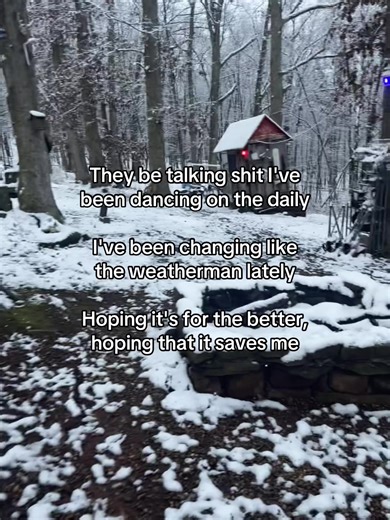 they be talking shit.. I’ve been dancing on the daily.. when the song gets stuck in your head. #musicsaves #lyrics #talkingshit #weatherman #changing