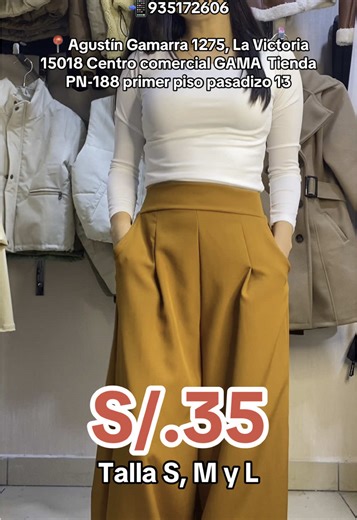 Pantalones Palazos de Vestir a Solo 35 Soles en Gamarra