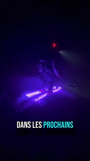 J'ai fixé des leds sur mes skis ! #ski #skiingisfun #led #shorts