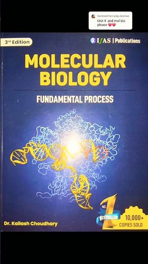 Molecular Biology – Fundamental Processes by IFAS | CSIR NET, GATE, ICMR JRF Biology #fyp