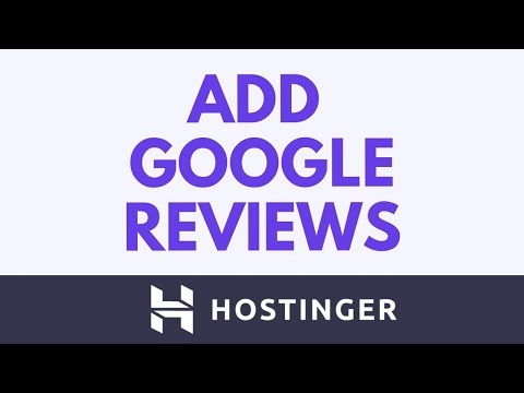 How to Add Google Reviews To Your Website In Hostinger Website Builder